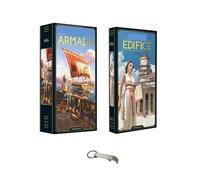 Lot Seven Wonders 2 Extensions Edifice + Armada Version Française + 1 Décaps Blumie
