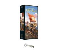 Lot Seven Wonders Extension Armada Version Française pour 3 à 7 Joueurs + 1 Décapsuleur Blumie
