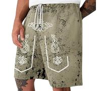 Lot Short Homme Fêtes De La Bière Design Vieilli Décontracté Confortable Respirable Liberté Mouvement Tissu Technique Lavable Machine Qualité Supérieure Activités Festives Short Velo Homme
