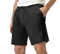 Lot Short Homme Jacquard Rayures Uni Décontracté Confortable Respirable Sports Estival Quotidien Liberté Mouvement Entretien Facile Tissu Technique Qualité Supérieure Short Velo Homme