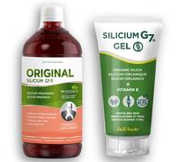 Lot Silicium G7 : G7 Original + Gel de silicone 150 ml - Complément liquide pour les articulations et gel topique pour le soulagement musculaire