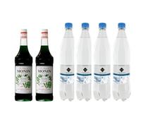 Lot sirop & limonade : Sirop - Menthe (2x1L)- Limonade RIOBA (4x1L)