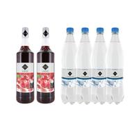 Lot Sirop Rioba & limonade: Sirop Rioba Cerise (2x1L) - Limonade Rioba (4x1L)