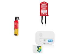 Lot Smartwares Détecteur de CO FGA-13041 + Couverture anti-feu 10.014.60 + Extincteur spray FEX-15371