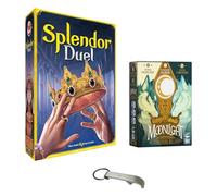 Lot Splendor Duel + Moonlight Le Territoire des Loups Version Française + 1 Decap Blumie - Jeu de Société pour 2 Joueurs - À partir de 10 Ans - 30 Minutes