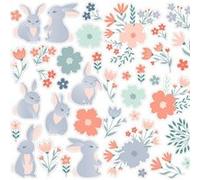 Lot stickers 3D oeufs / papillons Multicolore G