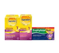 Lot Supradyn Intensia Eff. 30 comprimés et EuphytoseNuit 1,9mg LP 30 Comprimés et Supradyn Intensia à Avaler 30 Comprimés