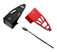 Lot Vélo LED Rechargeable USB-C pour avant Arrière 100m Lot Vélo