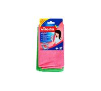 Vileda - Lot de 2 chiffons microfibre multi-usages colorés XL