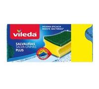Brosse Vileda Lot de 3 éponges à récurer double-face