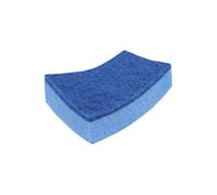 Lot VILEDA de 3 éponges bleues avec grattoir