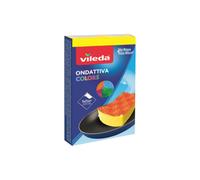Lot VILEDA de 4 éponges avec grattoir