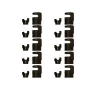 Lot x10 Embout Montant avec Verrouillage pour Filet Trampoline avec Anneau