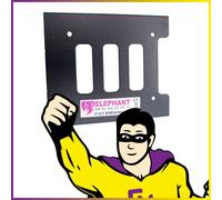 Lot x10 Rack Adaptateur 3.5" 2.5" SSD Disque dur Caddy Berceau Elephant Memory