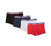 Lot X4 Boxers Élastique Bleue Coton Homme Umbro
