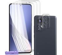 Lot Xiaomi 12 ¿ 3 Films écran flexibles HD + 2 Verres trempés objectifs 9H, Protection bord-à-bord, revêtement oléophobe et auto-guérison