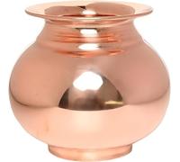 Lota Kalash en cuivre pur pour Pooja, Rituels (750 ml)