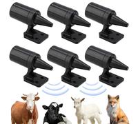 Lotbun 6-Pack sifflet ultrason anti gibier, sifflet anti gibier pour voiture, repulsif sanglier, Effective Ultrasound for Roadside Animals