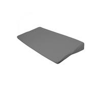 Lotd de 2 draps housse 100% coton pour plan incliné - 60 cm de large - Gris -