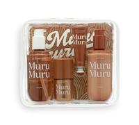 Lote corporal mujer Murumuru Deliplus | 1 gel de baño 245 ml, 1 roll-on glitter 75 ml, 1 crema de manos 30 ml, 1 body milk 245 ml y 1 neceser.