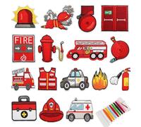 Lote de 16 Ecusson a Coudre, Patch Thermocollant Enfant, Ecusson Thermocollant Adulte, écusson Thermocollant pour Vêtements, Chapeaux, Jeans, Vestes, pour Enfants et Adultes
