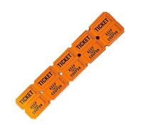 Loterie en papier double couche robuste, 100 pièces, Light, D | Billets d ' entrée en papier double couche, double rouleau pour les grands événements, carnavals, collectes de fonds,