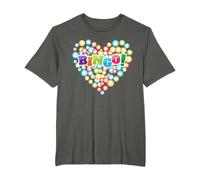 Loterie Loto Cœur Amour Cadeau Pour Un Joueur De Bingo T-Shirt