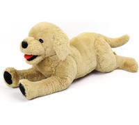 LotFancy Peluche Chien Golden Retriever Réaliste Douce Marron Clair, 52cm | Cadeau Parfait pour Les Amies Enfants Copines au Saint-Valentin FR helpe Anniversaire ou d'autres Fêtes