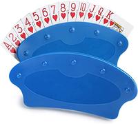 LotFancy Support de Cartes à Jouer en Plastique pour Les Seniors, Libérant Les Mains pour Canasta, Partie de Poker, Soirées (2 Pièces)