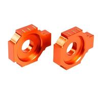 LOTFI Blocs de réglage de chaîne de Broche d'essieu arrière de Moto, tendeur adapté à KTM 125 200 390 Duke 2011-2018 RC125 RC200 RC390 2014-2018