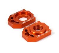 LOTFI Blocs d'essieu de réglage de chaîne arrière CNC for Moto 20 mm, adaptés aux modèles KTM SX SXF XC XCF EXC EXCF XCW XCFW 85 125 150 200 250 300 350 450 525 530
