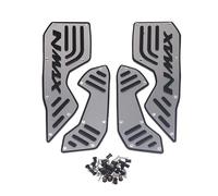 LOTFI Convient for Yamaha NMAX155 NMAX 155 N 2020-2023 Moto Marchepieds Marchepieds Plaque Repose-Pieds Pédale Repose-Pieds Plaque(Silver)