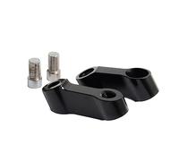 LOTFI Moto Scooter M8 x 1.25 adaptateurs de rehausseurs de Miroir rallonges de Montage dans Le Sens des Aiguilles d'une Montre Universelle CNC 8mm rallonge de Montage dans Le Sens des Aiguilles d'une
