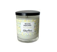 LOTHANTIQUE-Bougie en verre transparent Lothantique L’éditeur de parfums senteur Fleur d’ananas - 160 g