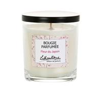 LOTHANTIQUE-Bougie parfumée blanche en pot de verre Lothantique Fleur du Japon - 160 g