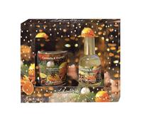 LOTHANTIQUE-Coffret cadeau parfumé cannelle-orange Senteur et Lumière - bougie 75 g + vaporisateur 50 ml