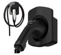 Lothid Type 2 Wall Mount Bracket For Evse Iec 62196-2 Plug - In Electric Car Charger Charging Cable Junction Box (Black)