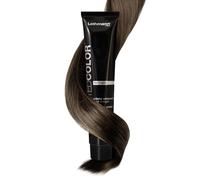 Lothmann Paris Coloration Cheveux Intense Natural avec Ammoniaque, Crème Colorante à l'Huile d'Argan, Permanent, 100ml (4.00 / 4N Châtain - Vibrato Melody, Avec révélateur 150ml)