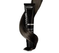 Lothmann Paris Coloration Cheveux Intense Natural avec Ammoniaque, Crème Colorante à l'Huile d'Argan, Permanent, 100ml (2.00 / 2N Brun Naturel - Black Pearl, Avec révélateur 150ml)