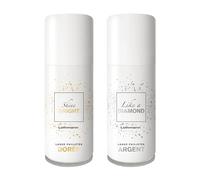 Lothmann Paris - Laque Pailletée Cheveux 100ml - Spray Paillettes Cheveux Argent ou Or - Effet Scintillant pour Soirées, Festivals, Galas Danse, Spectacles, Fêtes - Made in France (2026) (Or + Argent)