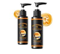 Lotion à l'huile bronzante pour le corps pour la peau brillante, hydratante profonde et durable, utilisation intérieure et extérieure, lueur solaire, flacon de type pompe, dosage facile à contrôler