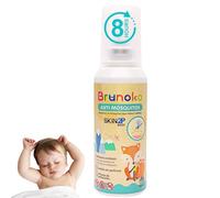 Lotion Anti-Moustiques pour Bébés et Adultes (Sans Parfum) - 8 heures de protection contre les moustiques tigres, pour corps et visage - Brunoko & PSA Skin 2P