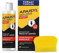 Lotion Anti-Poux Xpert, Tue 100% Des Poux Et Des Lentes En 1 Heure, 1 Seule Application, Micro-Emulsion Brevetée, Peigne Offert, 200ml[Z16]
