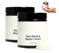 Lotion Apaisante et Réparatrice - Éliminez Les Douleurs Nerveuses de l'Intérieur - Hydratation Intense à Base d'Ingrédients Botaniques Naturels - Texture Non Grasse pour Peau Sensible (2PCS)