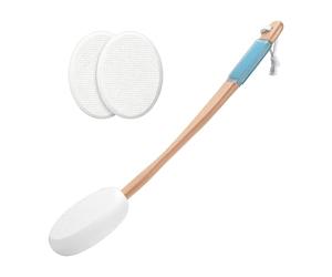 Lotion Applicator - Sponge Brush, 17,5 x 3,58 in Back Applicator Soft Handle | Long Reach Skincare Tool, Lotion Spreader For Cream, Sunscreen, Tanner, Moisturizer, Hard-to-reach Areas