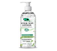 Lotion après cire à la menthe poivrée et à l'huile d'arbre à thé - Apaise et calme les irritations, prévient les poils incarnés et les bosses, combat les bactéries et prévient les infections, pour