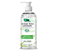 Lotion après cire à l'huile d'arbre à thé - Soin après-cire apaisant et hydratant pour une peau lisse, sans bosses, calme et apaise, hydrate et adoucit, prévient les poils incarnés, pour tous les