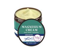 Lotion au magnésium, crème de magnésium pour le sommeil, les crampes et les douleurs, relaxation musculaire, apaisant, complément hydratant à l'huile de noix de coco, beurre de karité et acide