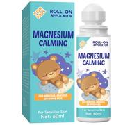Lotion au magnésium pour le sommeil des enfants, crème de magnésium pour enfants, applicateur topique à bille pour soutenir l'humeur équilibrée