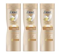 Lotion Auto-Bronzante Nourrissante Dove Visible Glow pour Peau Claire à Moyenne, 3x400ml